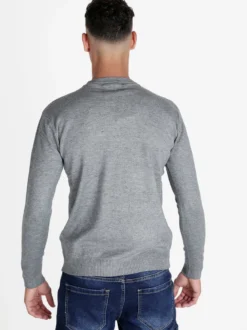 M.Angel Pullover girocollo da uomo misto lana