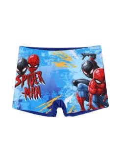 Marvel Spider-Man Boxer da mare da bambino con stampa - blu
