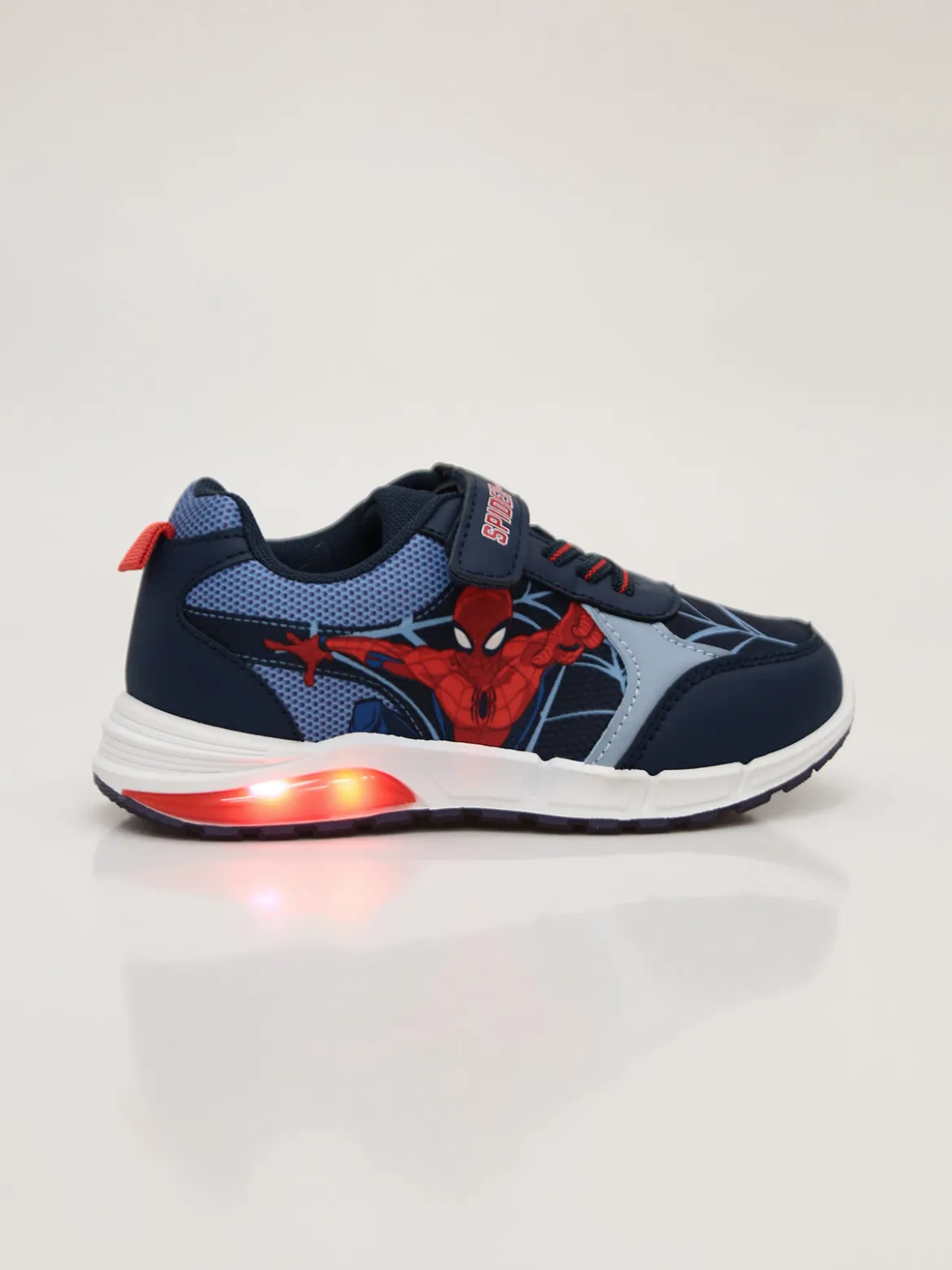 Marvel Spider-Man Sneakers da bambino con strappo e luci - multicolore