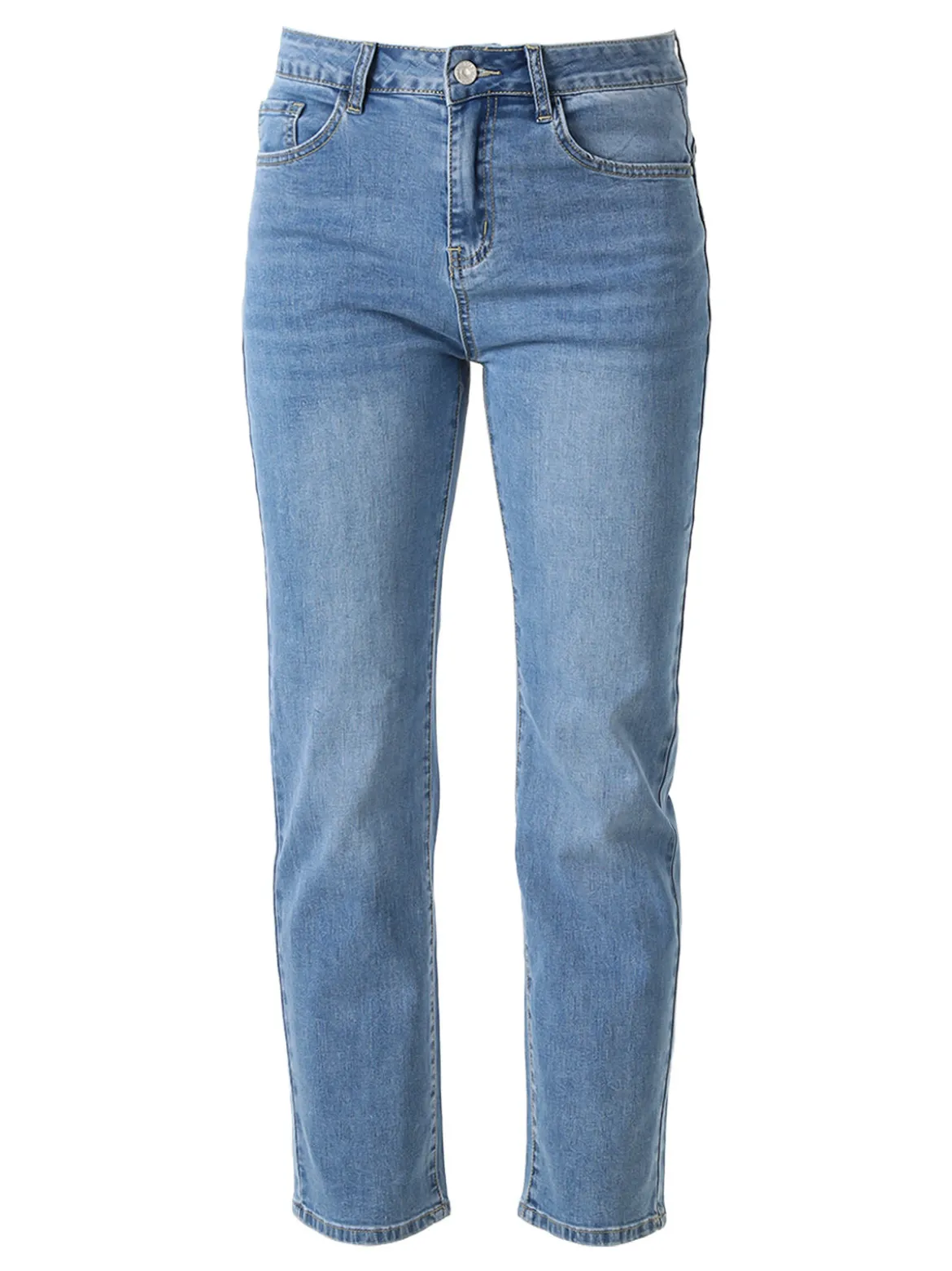 Max & Liu Jeans donna a gamba dritta taglie grandi - jeans