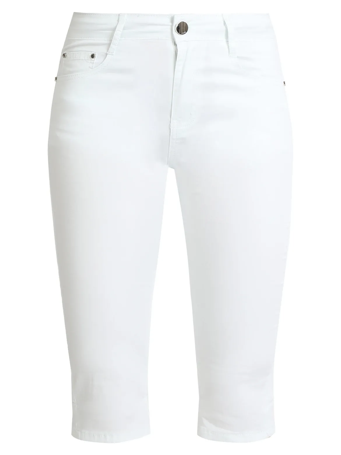 Max & Liu Pantaloni a pinocchietto donna in cotone