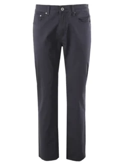 Max & Liu Pantaloni casual da uomo in cotone taglie grandi - blu scuro