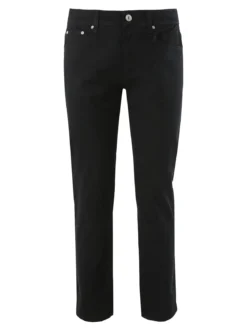 Max & Liu Pantaloni casual da uomo in cotone taglie grandi - nero