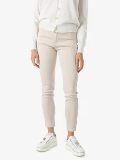 Max & Liu Pantaloni donna push-up - beige