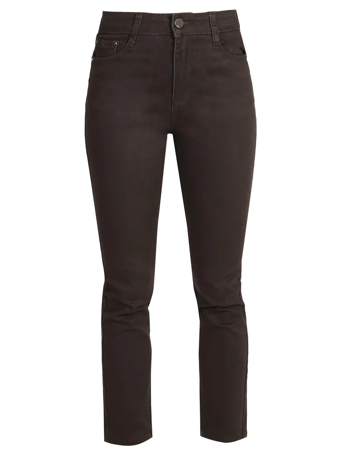 Max & Liu Pantaloni donna regular fit - moro