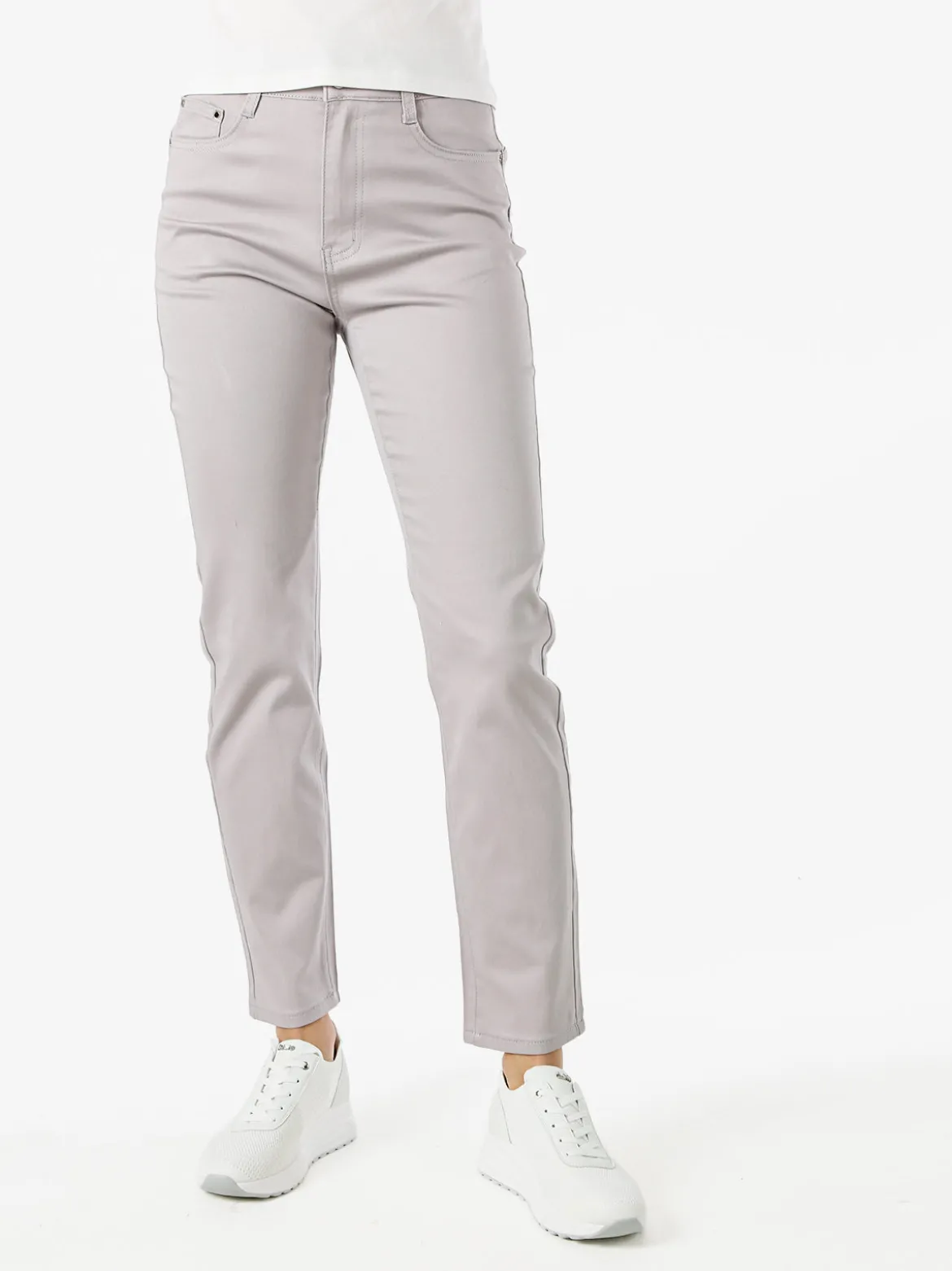 Max & Liu Pantaloni regular da donna - grigio