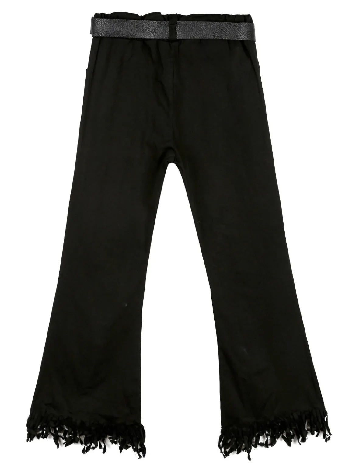 Mec Girl Pantaloni da bambina sfrangiati a zampa