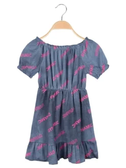 Mec Girl Vestito da bambina con scritte