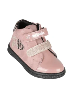 Melania Scarpe da bambina con cinturini a strappo e zip