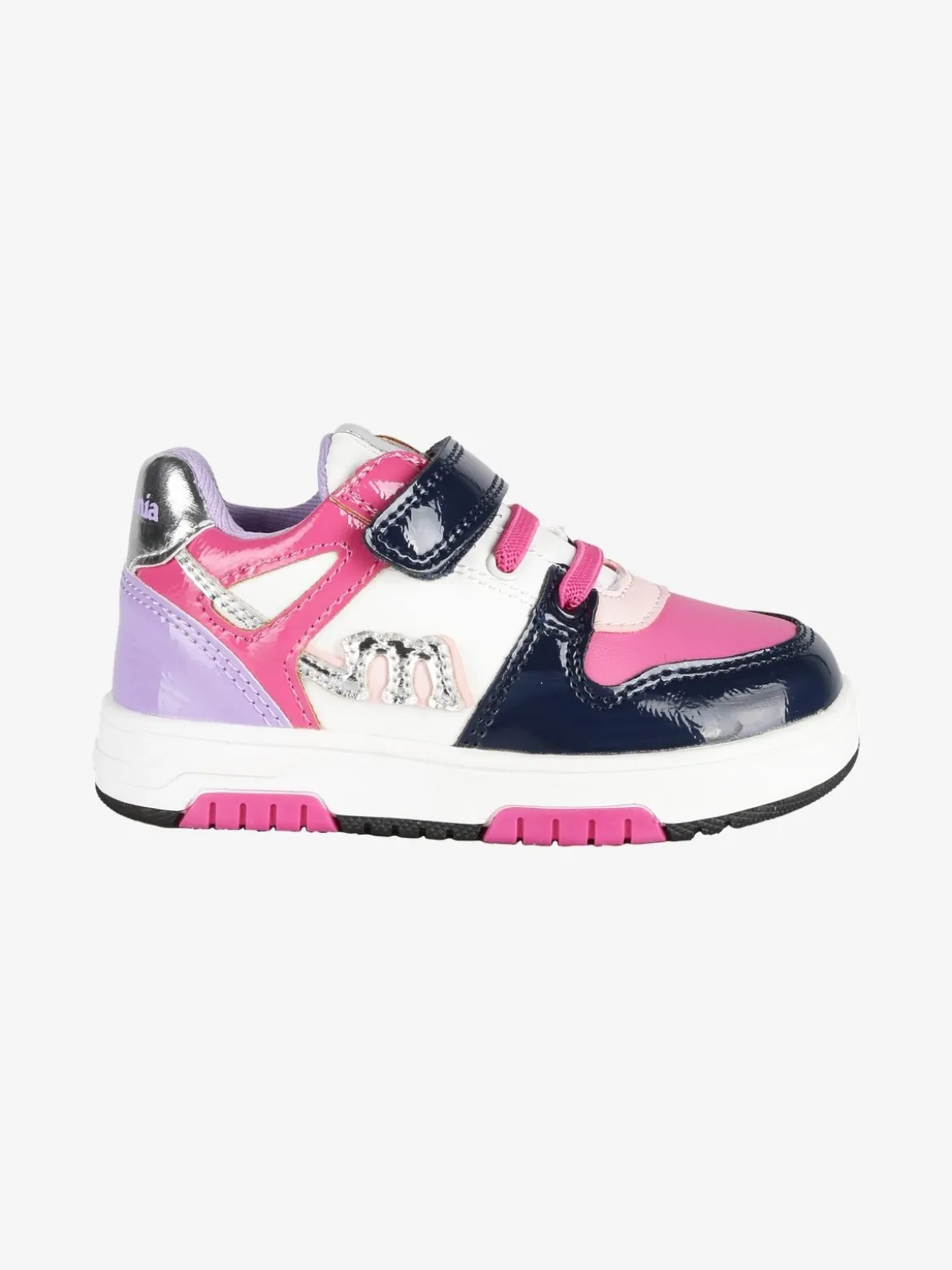 Melania Sneakers bicolor da bambina con strappo