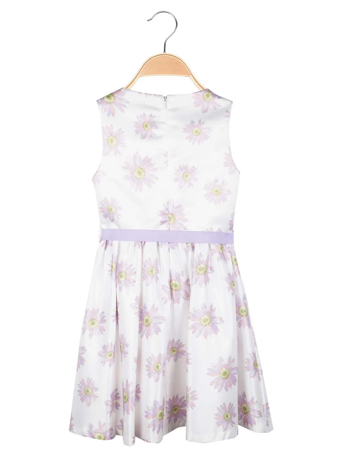 Melany Rose Abito elegante smanicato da bambina stampa fiori