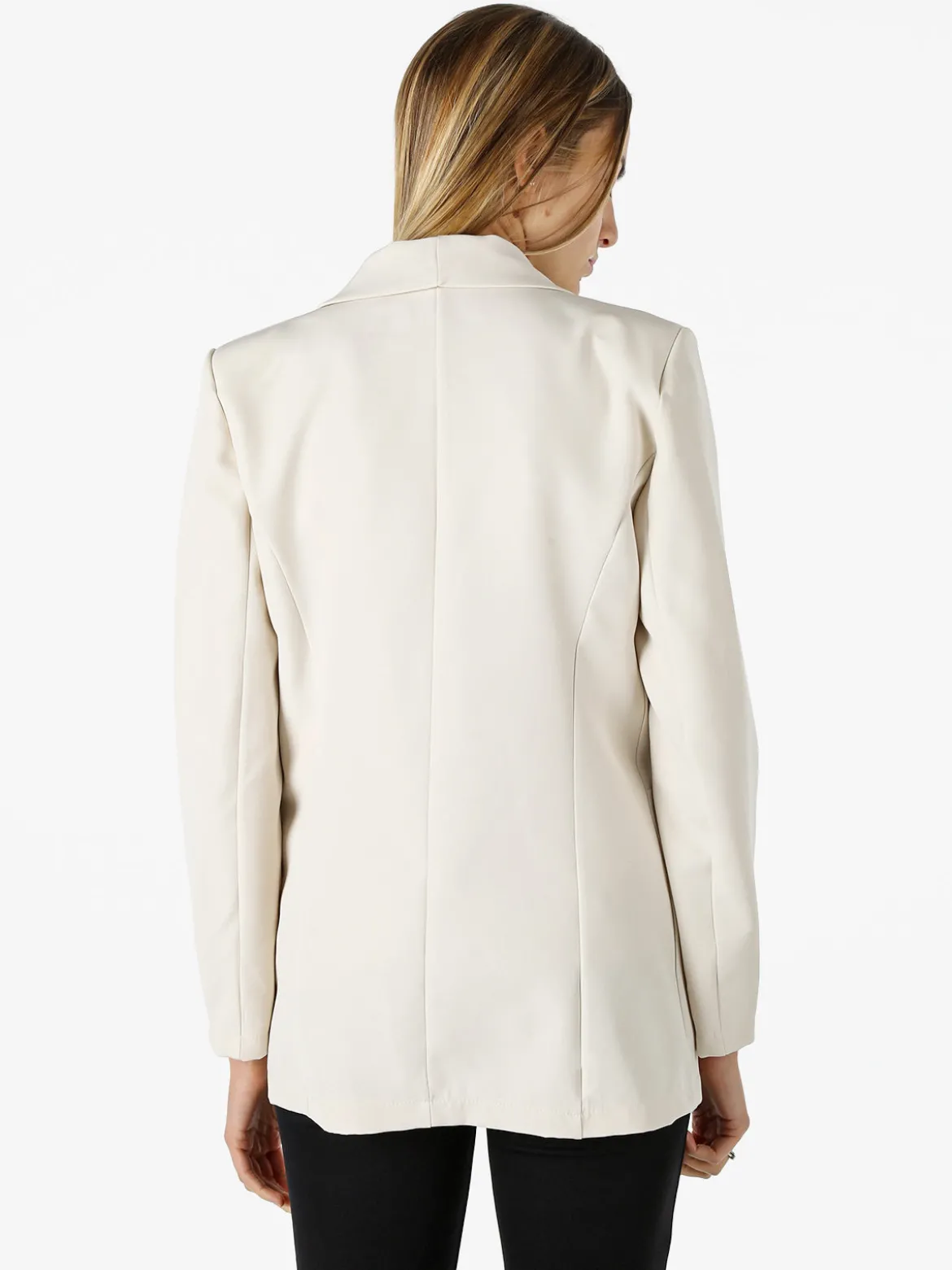 Melitea Blazer donna aperto - beige