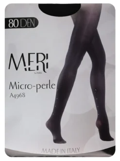 Meri Collant donna con micro perle 80 denari