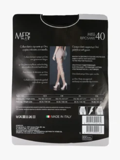 Meri Collant donna riposante 40 denari - nero