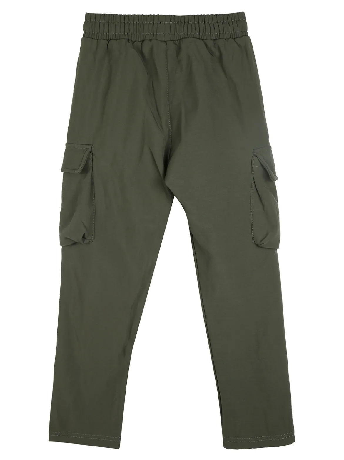 Mg Fashion Studio Pantaloni da ragazzo cargo con interno in pile - militare