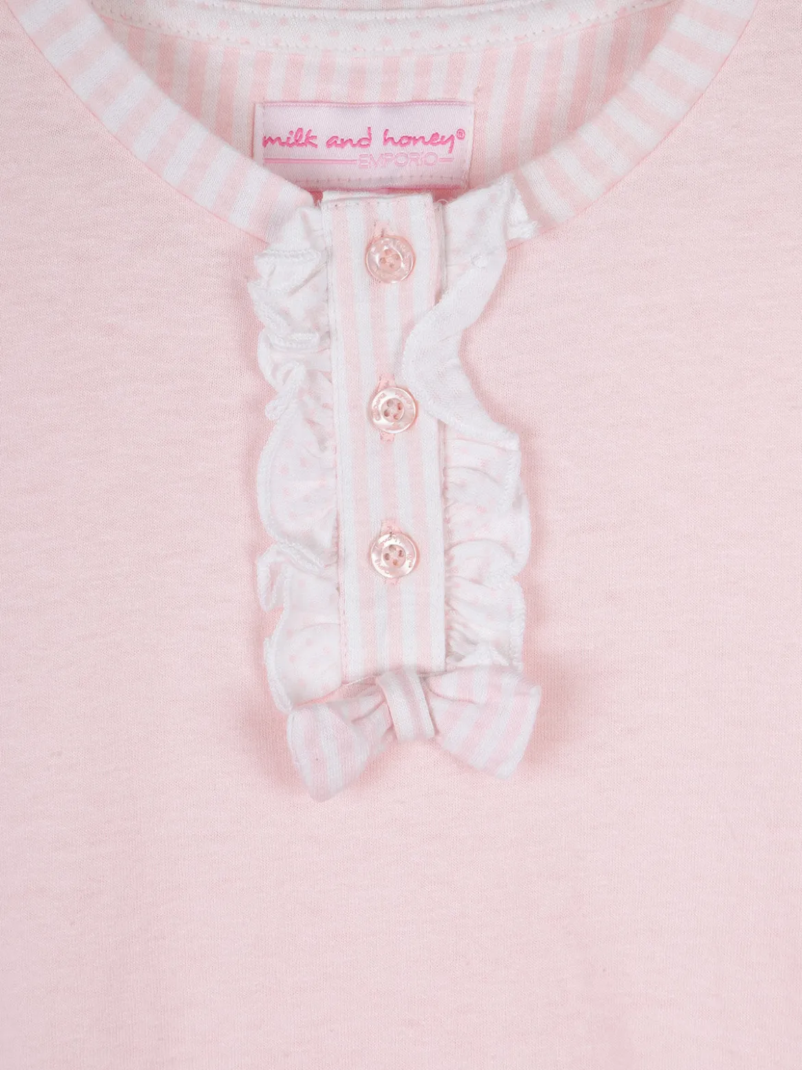 Milk And Honey Pigiama serafino in cotone