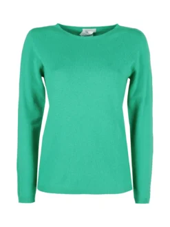 Mimoii Maglione donna tinta unita in misto lana e cashemere