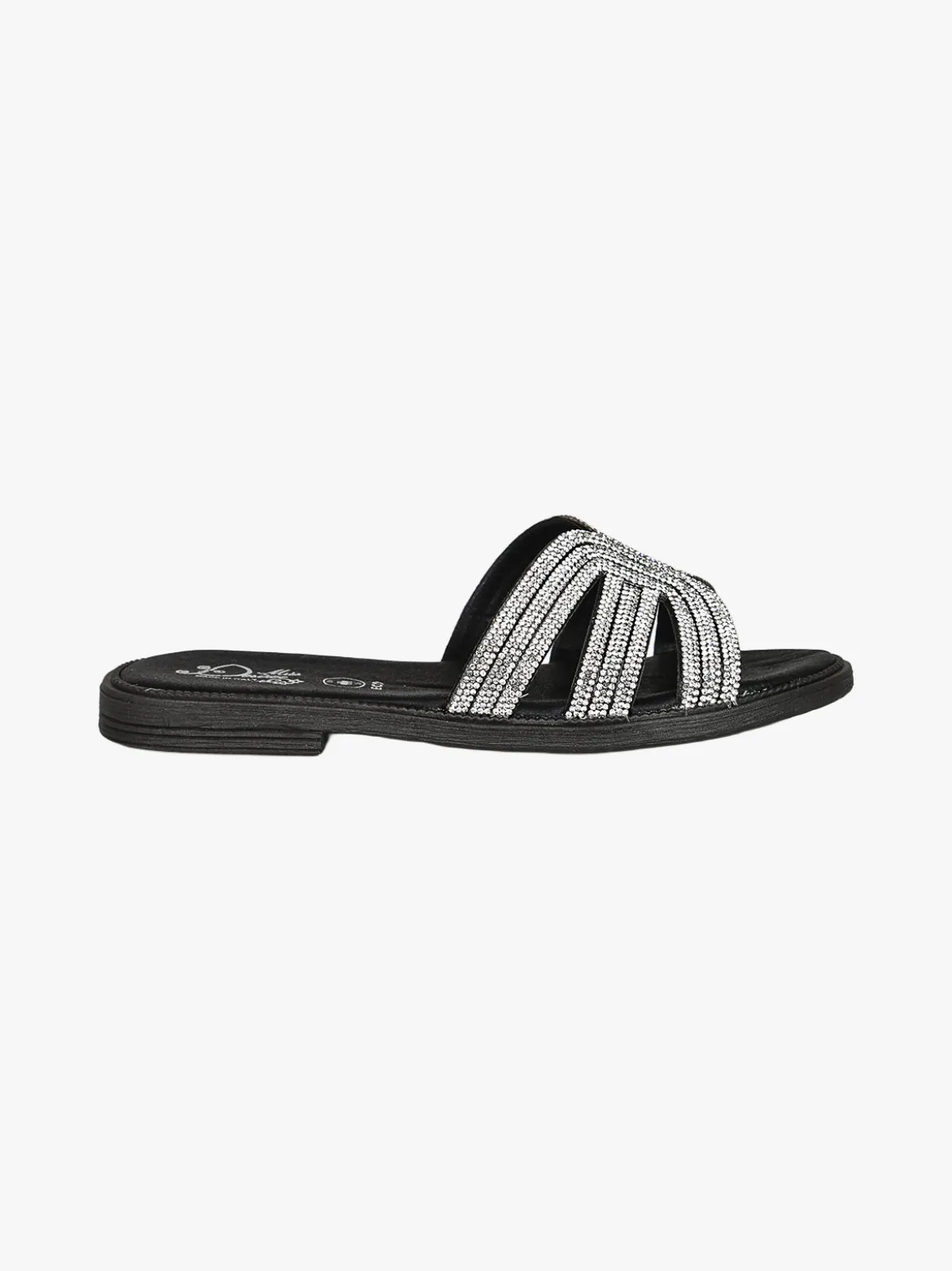 Miss Desiree Ciabatte donna con decorazioni di strass - nero
