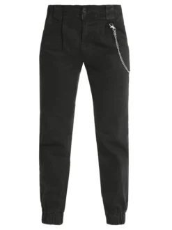 Miss Fancy Jeans baggy da donna con catena
