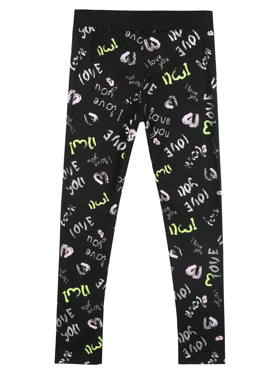 Miss Image Leggings da bambina con scritte