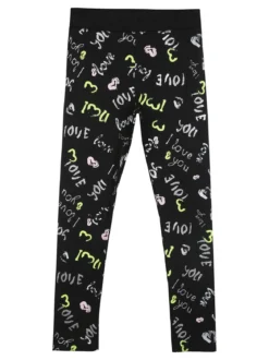 Miss Image Leggings da bambina con scritte