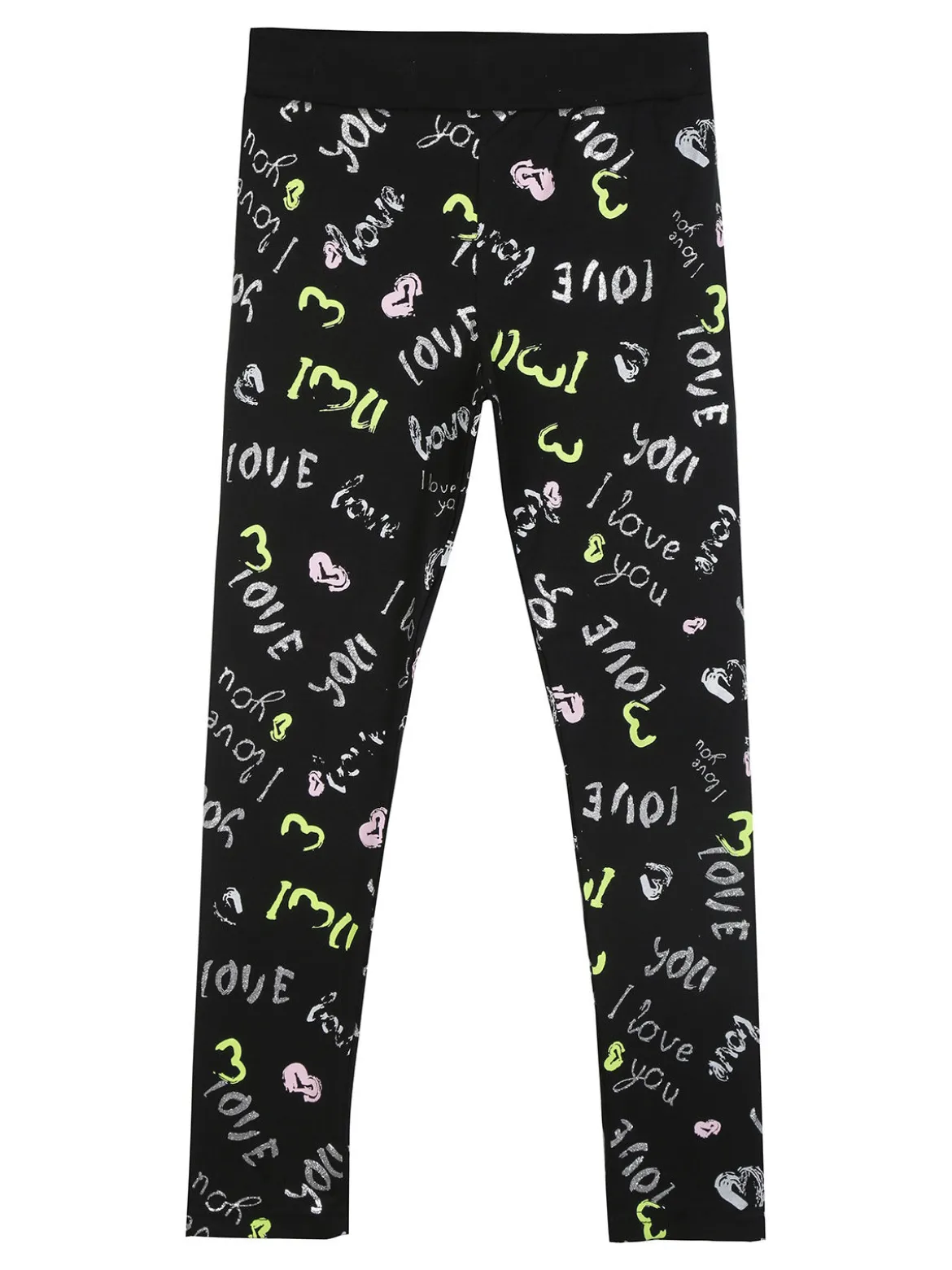 Miss Image Leggings da bambina con scritte