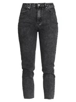 Miti Baci Jeans donna mom fit nero