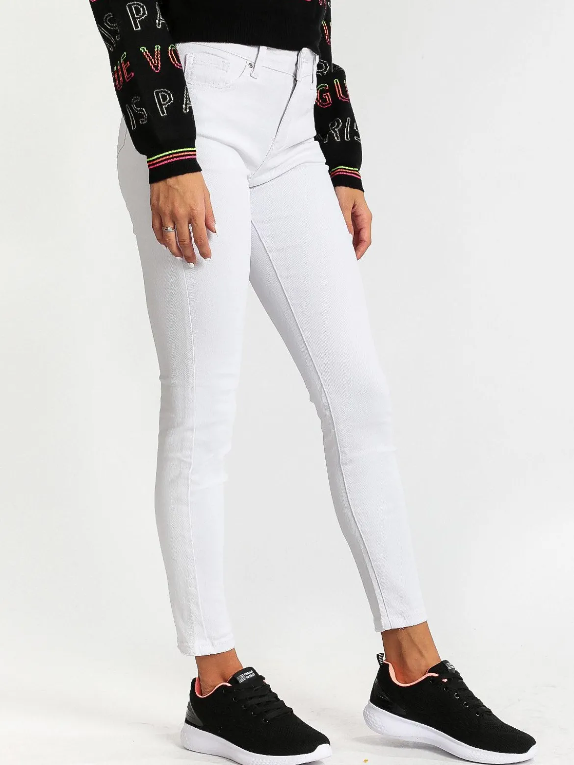 Miti Baci Pantaloni skinny bianchi