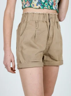 Miti Baci Shorts in jeans da donna a vita alta