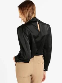 Moda Fashion Blusa in simil seta da donna