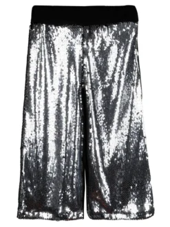 Molecola Pantaloni palazzo con paillettes
