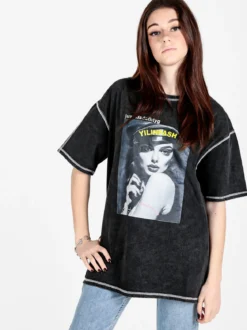 Monte Cervino Maxi t-shirt donna oversize con stampa