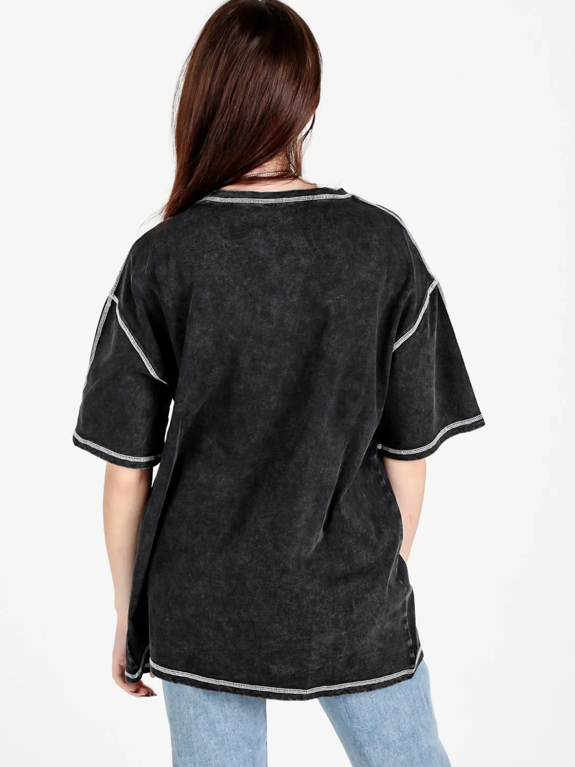 Monte Cervino Maxi t-shirt donna oversize con stampa