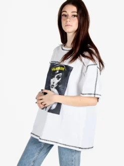 Monte Cervino Maxi t-shirt donna oversize con stampa