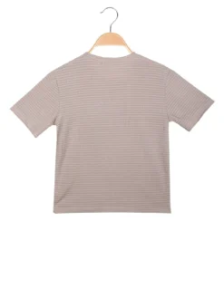 Mr Jek T-shirt da bambino con taschino a rete