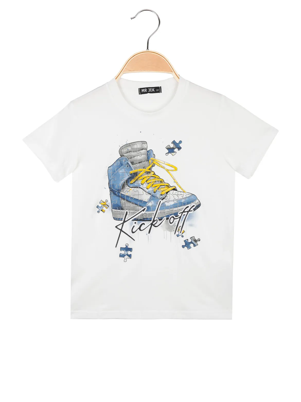 Mr Jek T-shirt da bambino in cotone con stampa