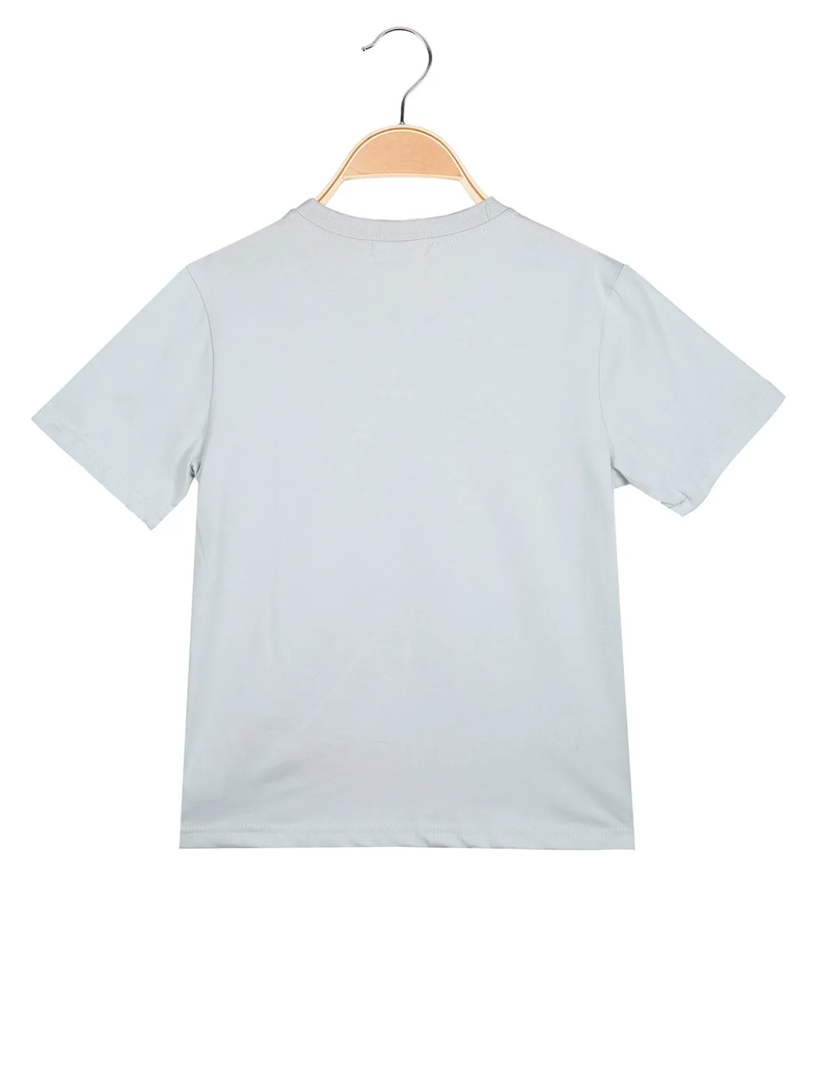 Mr Jek T-shirt da ragazzo in cotone con stampa - azzurro