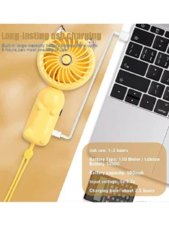 Mulin Ventilatore pieghevole - giallo