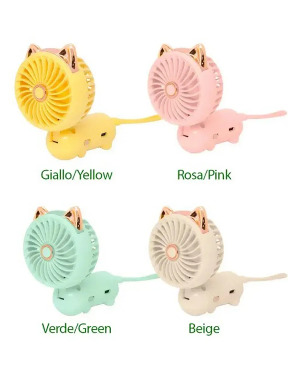 Mulin Ventilatore pieghevole - verde