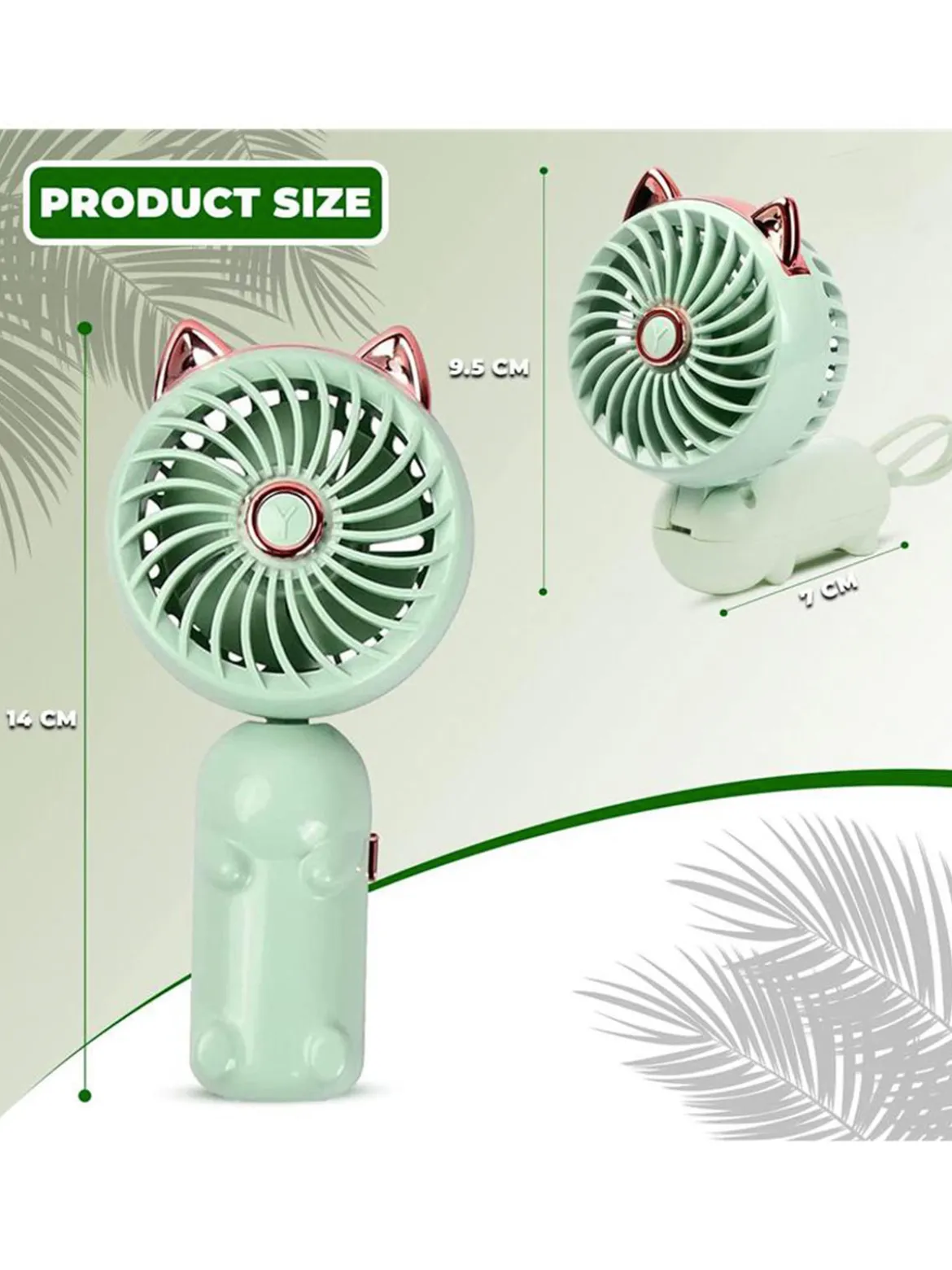 Mulin Ventilatore pieghevole - verde