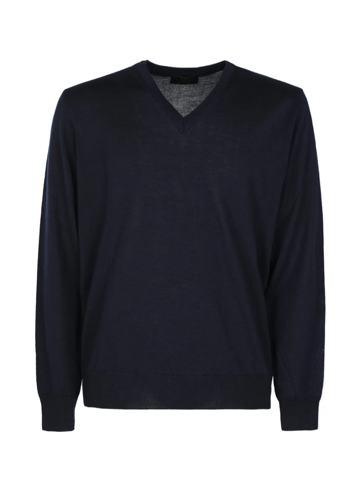 Mv Pullover da uomo misto lana con scollo a V