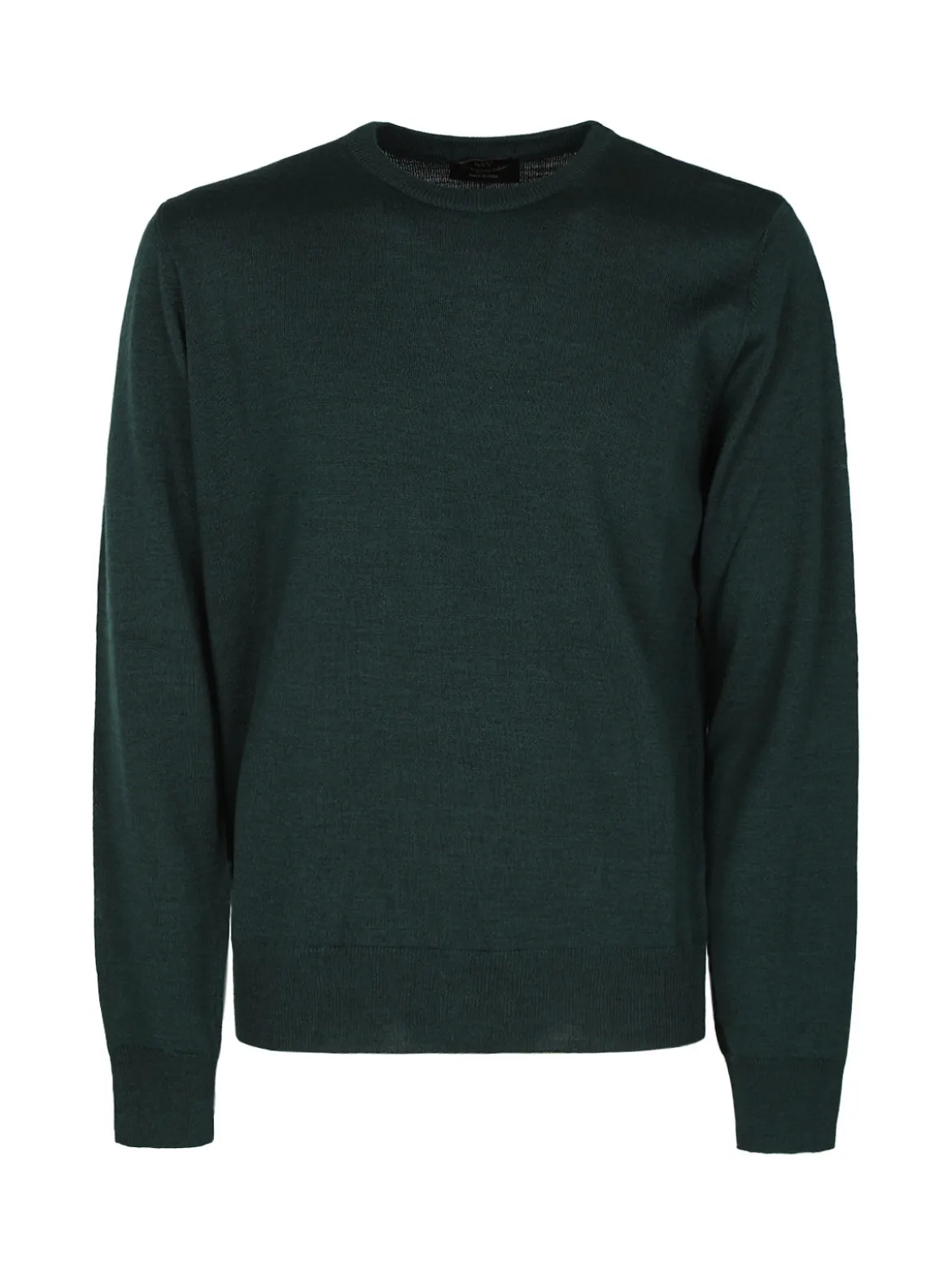 Mv Pullover da uomo misto lana girocollo