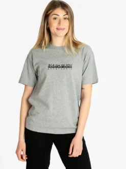 Napapijri S BOX W SS T-shirt donna manica corta con scritta