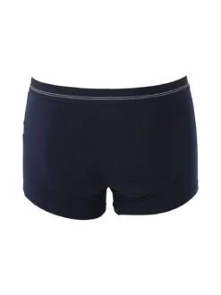 Navigare Boxer da uomo in cotone - blu scuro
