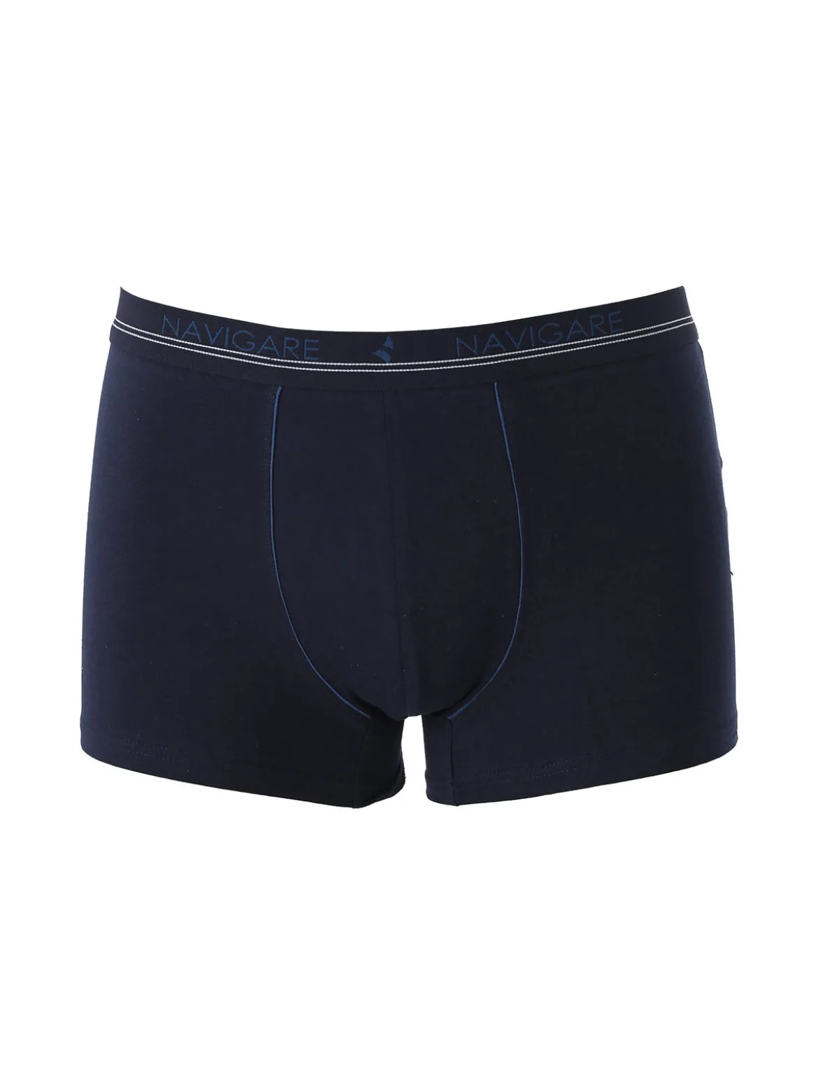 Navigare Boxer da uomo in cotone - blu scuro