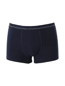 Navigare Boxer da uomo in cotone - blu scuro