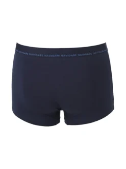 Navigare Boxer uomo in cotone - blu scuro