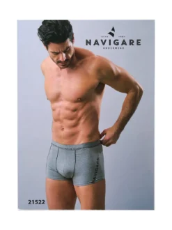 Navigare Boxer uomo in cotone - nero