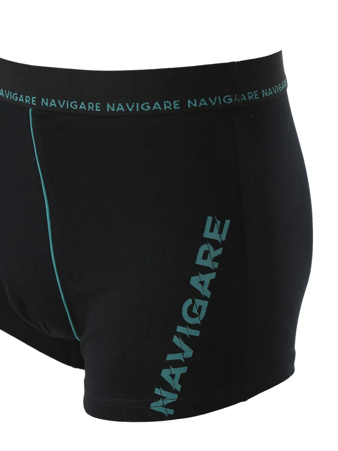 Navigare Boxer uomo in cotone - nero
