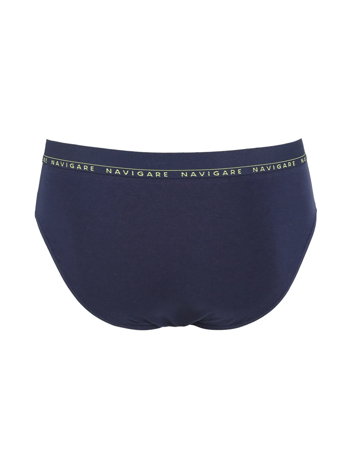 Navigare Slip uomo in cotone elastico - giallo